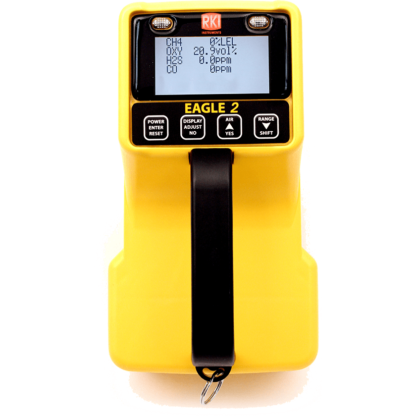 Eagle2 6 gas monitor top side
