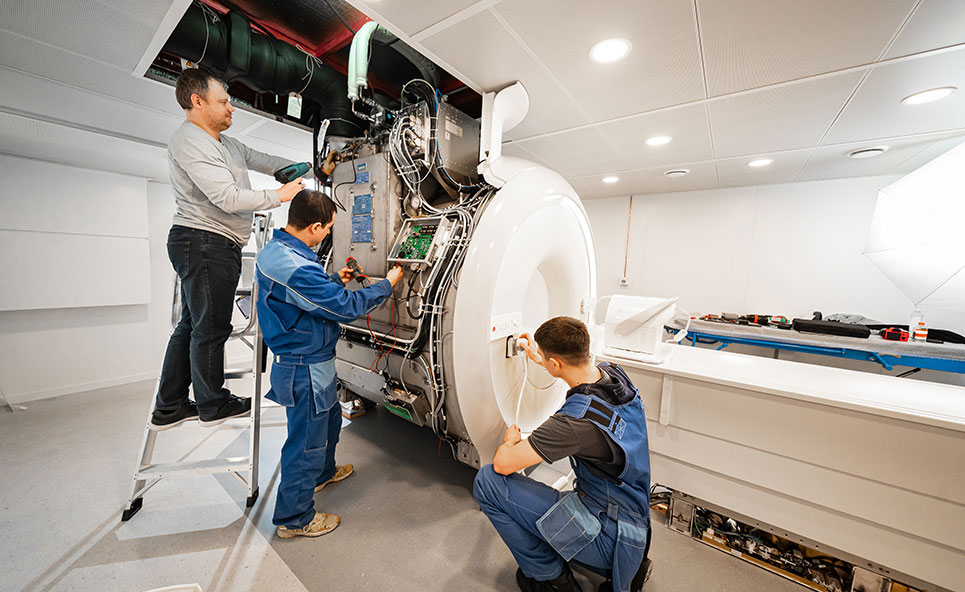 MRI Scanner installation